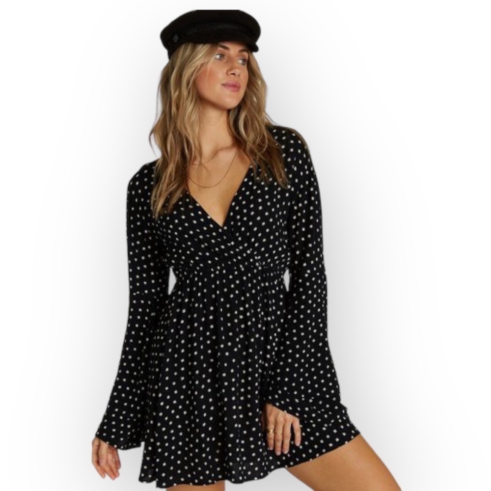 Billabong Night Fever Printed Mini Dress